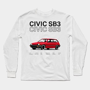 Honda civic SB3 Long Sleeve T-Shirt